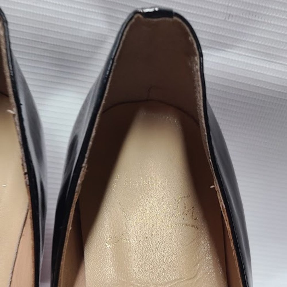 Christian Louboutin Black Patent Leather Heels - Picture 10 of 16
